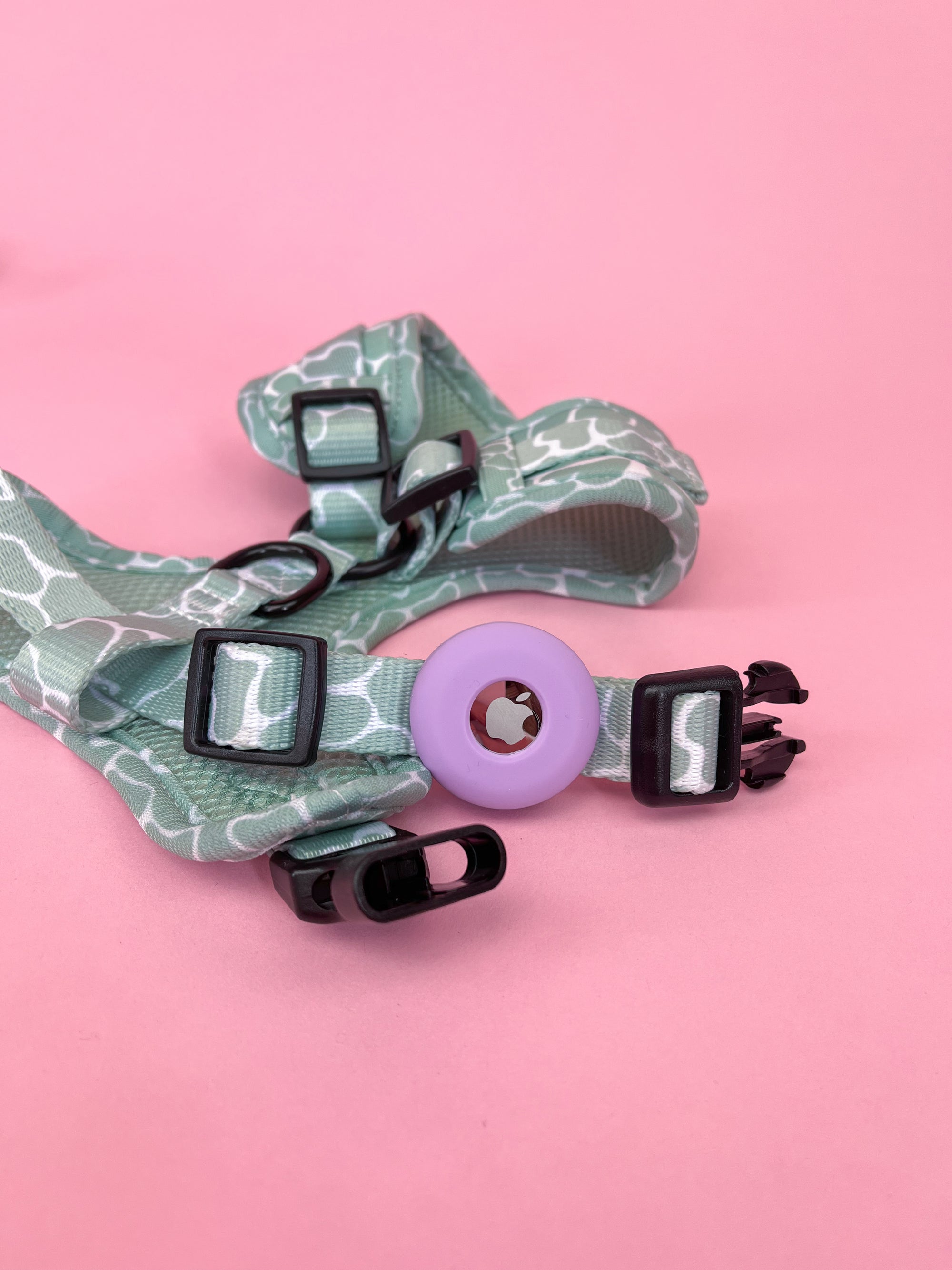 Schutzhülle AirTag für Hundegeschirr und Hundehalsband | lila