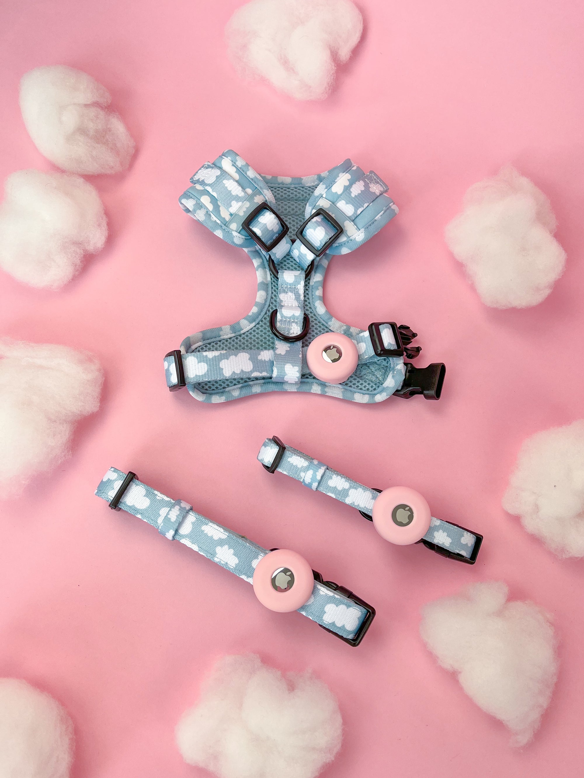 Schutzhülle AirTag für Hundegeschirr und Hundehalsband | rosa