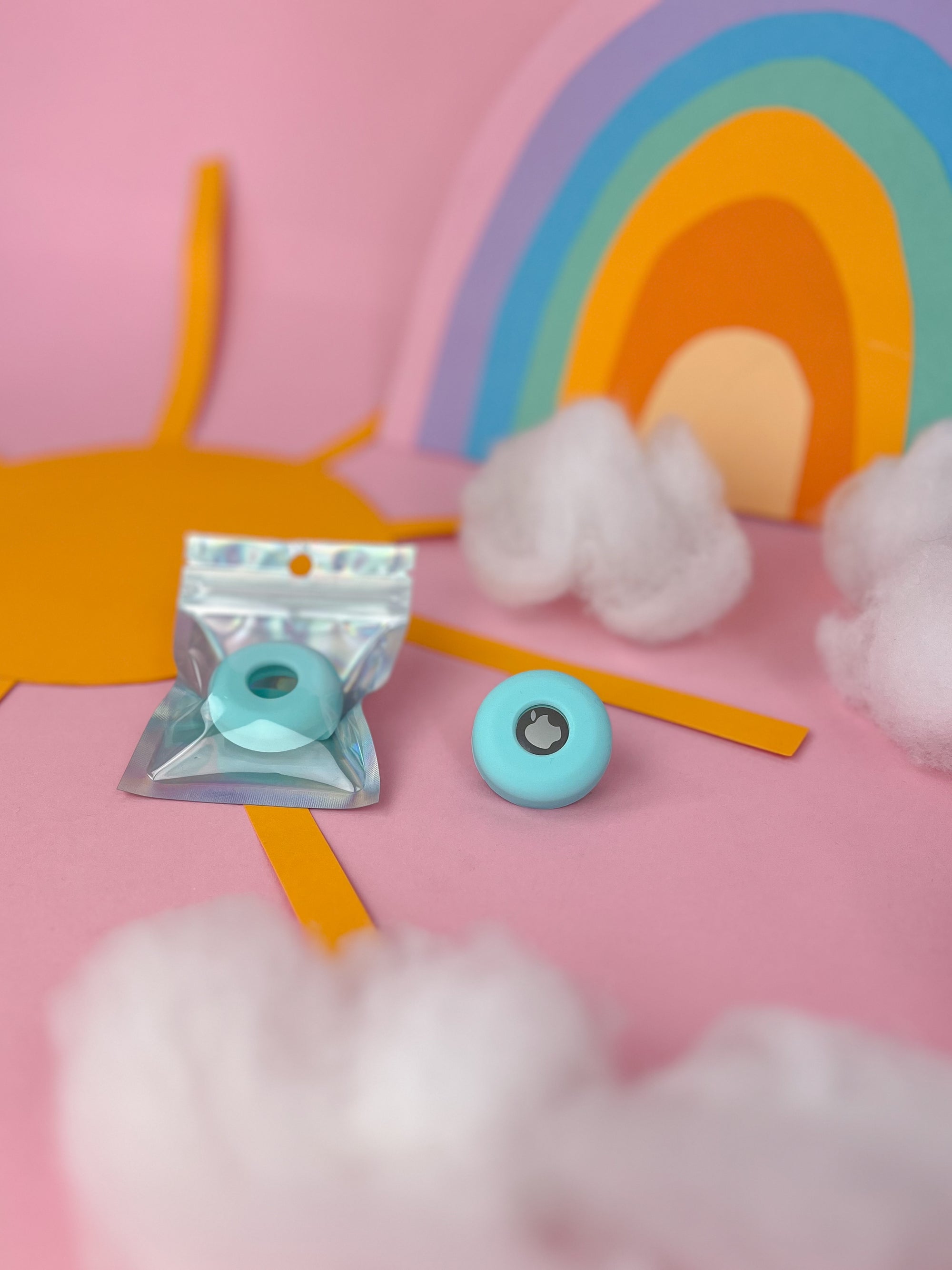 Schutzhülle AirTag für Hundegeschirr und Hundehalsband | türkis