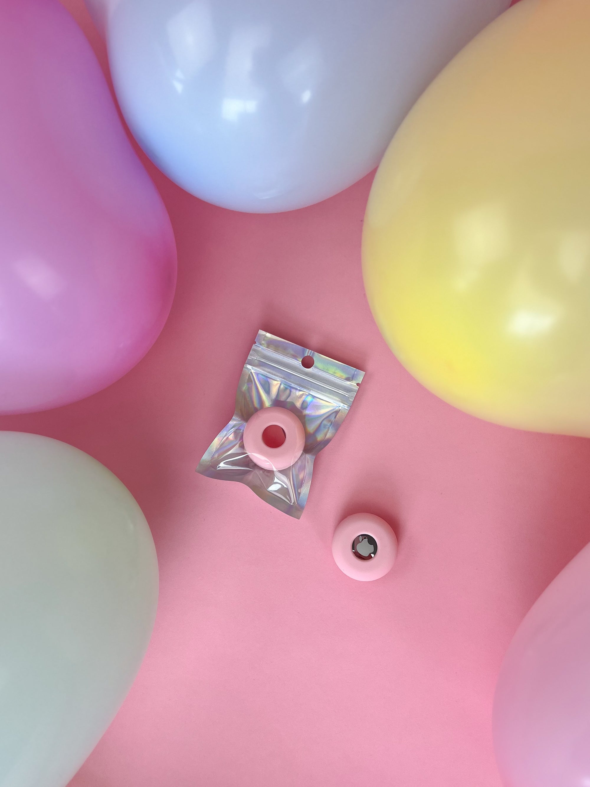 Schutzhülle AirTag für Hundegeschirr und Hundehalsband | rosa