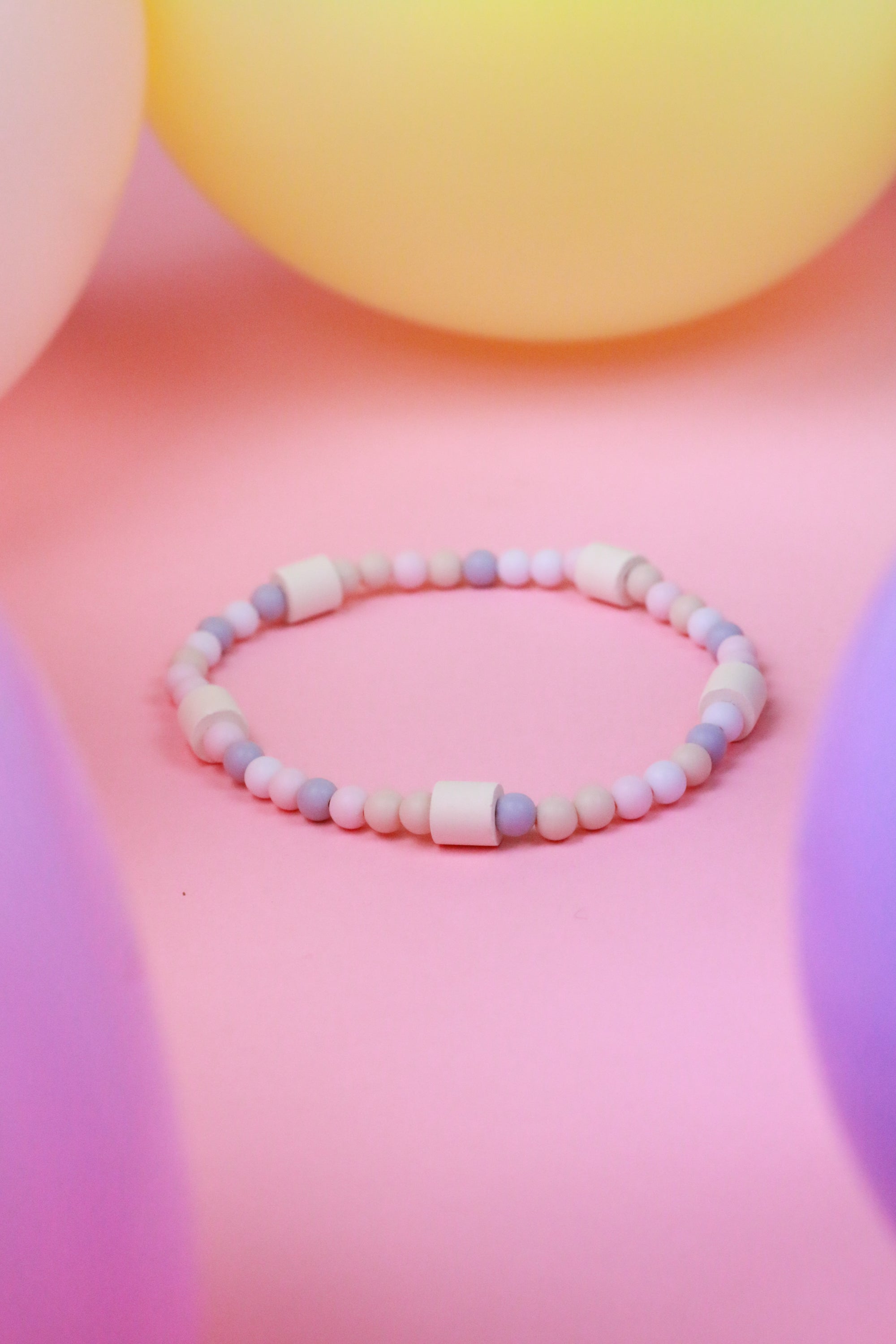 Hundehalskette "Pastel Pink" | Zeckenhalsband mit EM-Keramik ✨ personalisierbar ✨